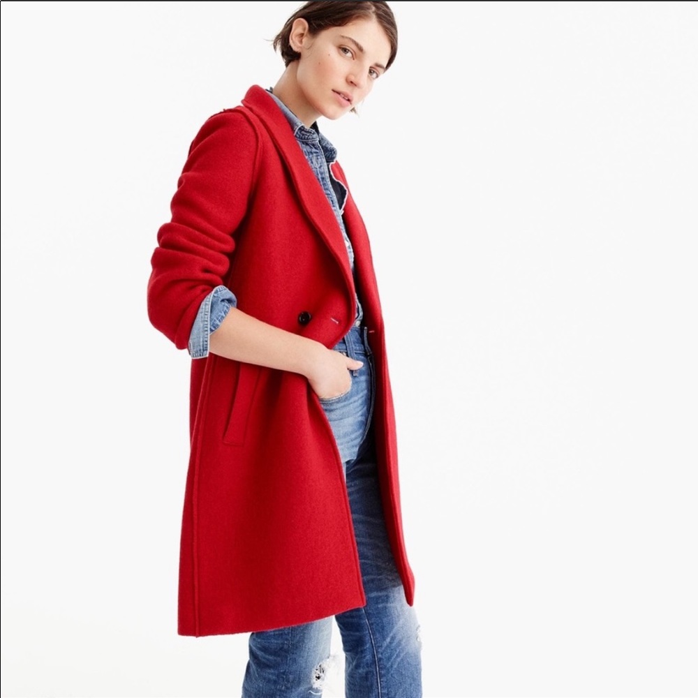 J.Crew Daphne topcoat in Italian boiled wool - Picture 2 of 7